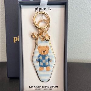 Piper K | Teddy Bear Bag Charm